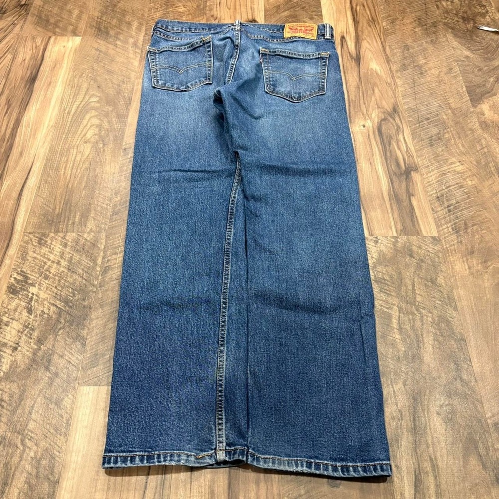 Vintage 2000s Levi's 505 Jeans Blue Baggy Loose Fit Straight Leg Denim